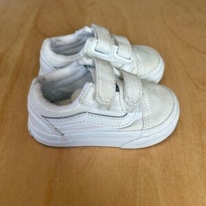 Vans Old Skool V Classic, toddler 4.0, white